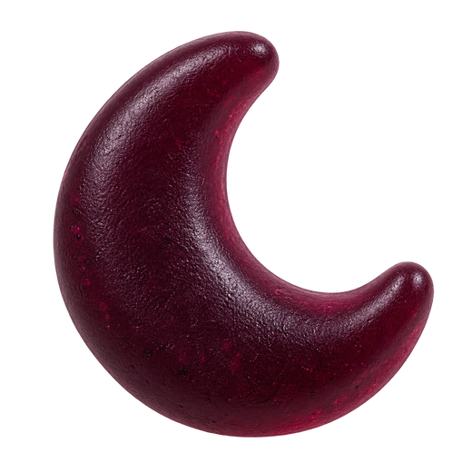 Blackberry crescent gummy